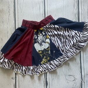 Upcycled Wonder Woman skirt